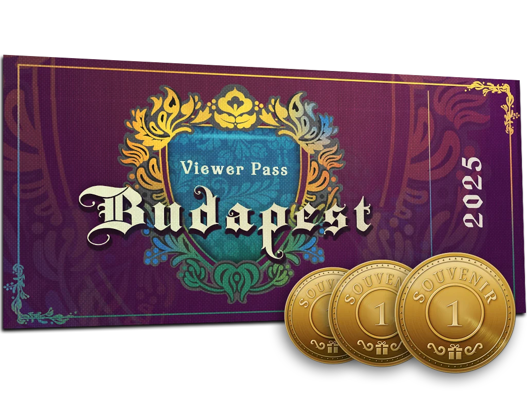 Viewer Pass + 3 Souvenir TokensBudapest 2025