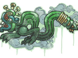 GraffitiFire Serpent