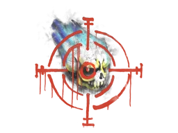 GraffitiSkull n' Crosshairs