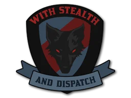 StickerBlack Dog