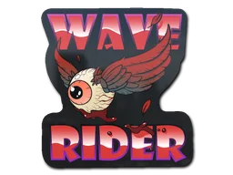 StickerBlood Moon Wave Rider