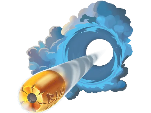 StickerBullHit (Lenticular)