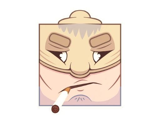 StickerBum A Smoke