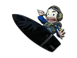 StickerDark Water Surf Ava (Foil)