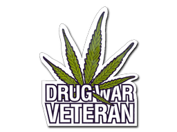 StickerDrug War Veteran