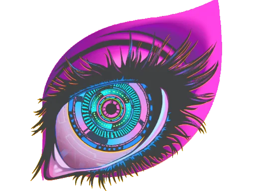 StickerDystopian Gaze (Lenticular)