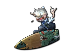 StickerFire Serpent Surf K (Foil)