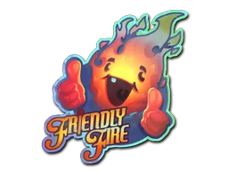 StickerFriendly Fire (Holo)