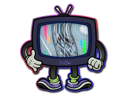 StickerGlobal TV (Lenticular)