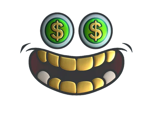 StickerGold Teef (Foil)