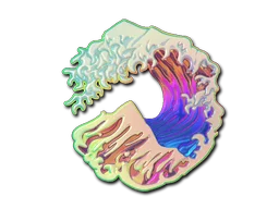 StickerGreat Wave (Holo)