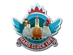 StickerHard Cluck Life (Foil)