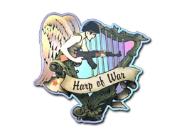 StickerHarp of War (Holo)