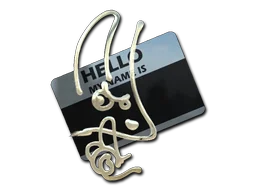 StickerHello M4A1-S (Gold)