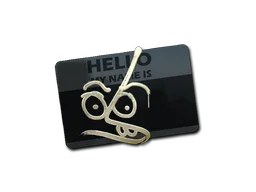StickerHello MP7 (Gold)
