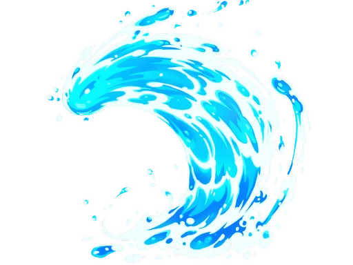 StickerHydro Wave