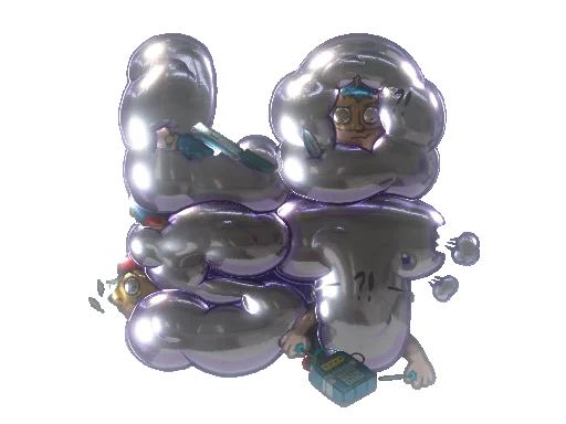StickerLost In Smoke (Foil)