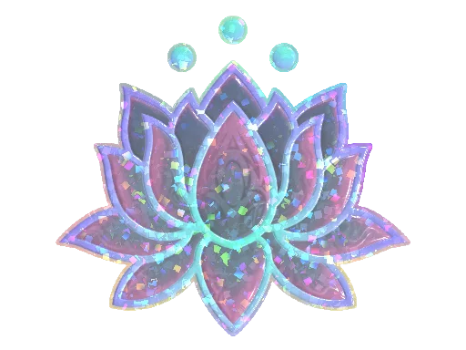 StickerLotus (Glitter)