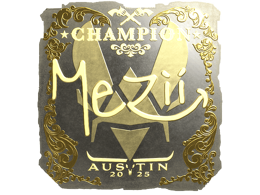 Austin 2025mezii (Gold, Champion)