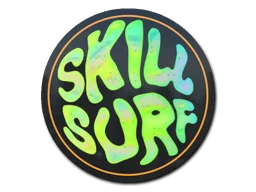 StickerOcean Sunset Skill Surf (Holo)