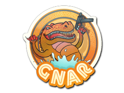 StickerOrange Gnar