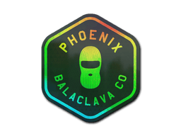 StickerPhoenix Balaclava Co. (Holo)