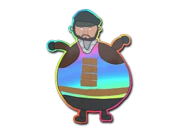 StickerPoorly Drawn Balkan (Holo)