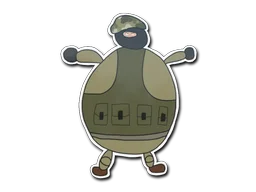 StickerPoorly Drawn IDF