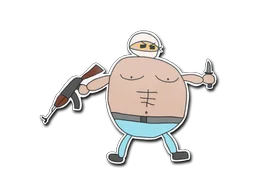 StickerPoorly Drawn Terrorist