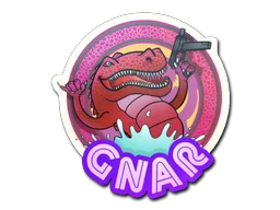 StickerPurple Gnar