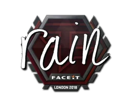 London 2018rain