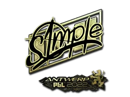 Antwerp 2022s1mple (Gold)