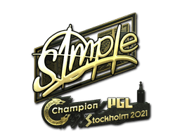 Stockholm 2021s1mple (Gold)