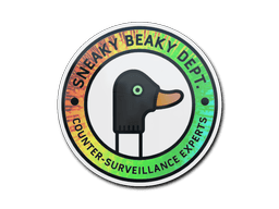 StickerSneaky Beaky Dept. (Holo)