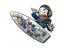 StickerSticker Bomb Surf Ava (Foil)