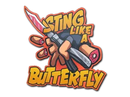 StickerSting Like A Butterfly
