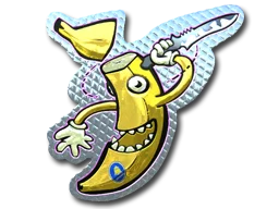 StickerStupid Banana (Foil)