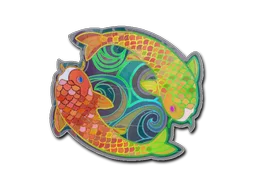 StickerTwin Koi (Holo)
