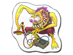 StickerYellow Bombster