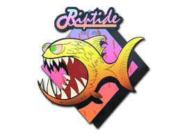 StickerYellow Jaggyfish