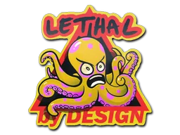 StickerYellow Lethal