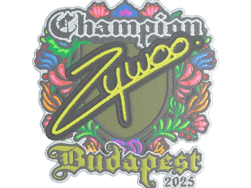 Budapest 2025ZywOo (Embroidered, Champion)
