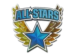 StickerAll-Stars Blue (Holo)