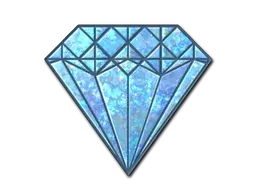 StickerBlue Gem (Glitter)