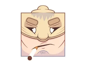 StickerBum A Smoke