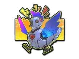 StickerCyber Chicken (Holo)