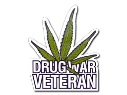 StickerDrug War Veteran