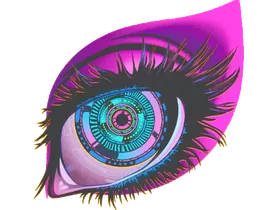 StickerDystopian Gaze (Lenticular)