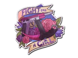 StickerFight like a Girl