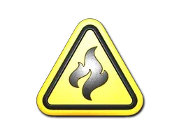 StickerFlammable (Foil)